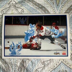 1996 McDonald's Montreal Forum Collection placemat Guy Lafleur